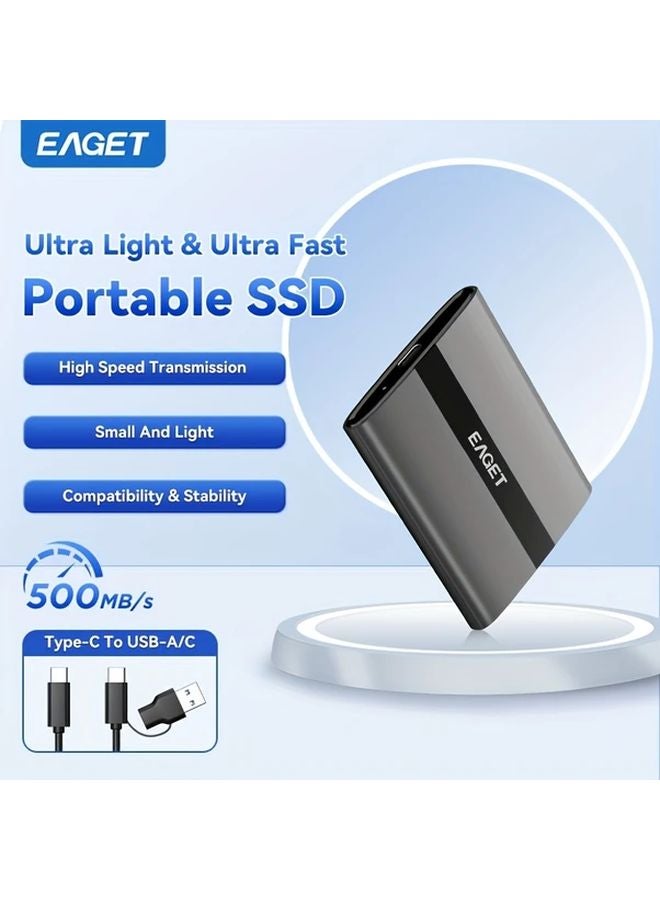 Eaget 1TB Ultra Fast Portable SSD USB 3 1 Type C External Storage - Image 1